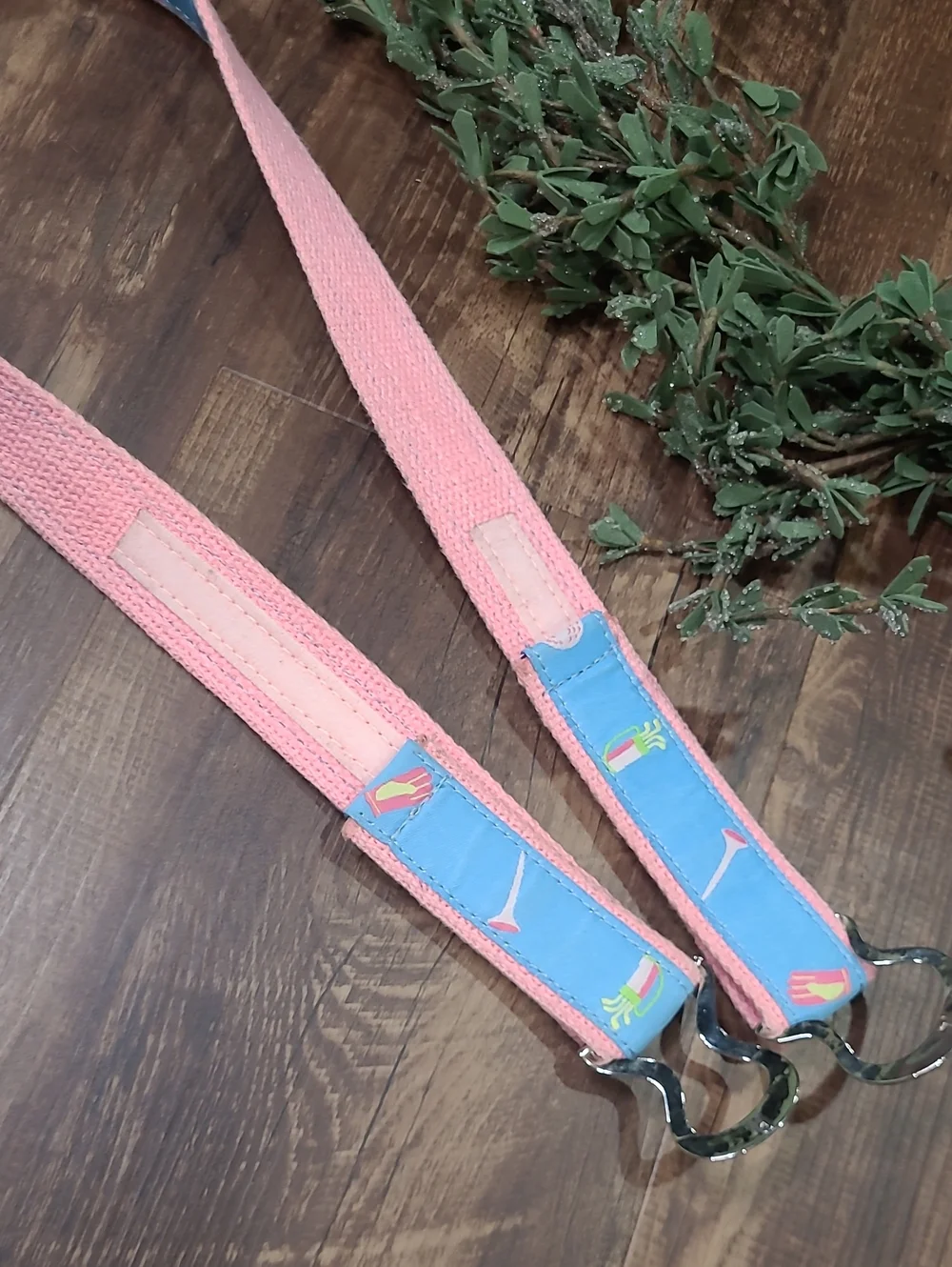 Douglas Paquette Pink Blue Belt Golf Adjustable L